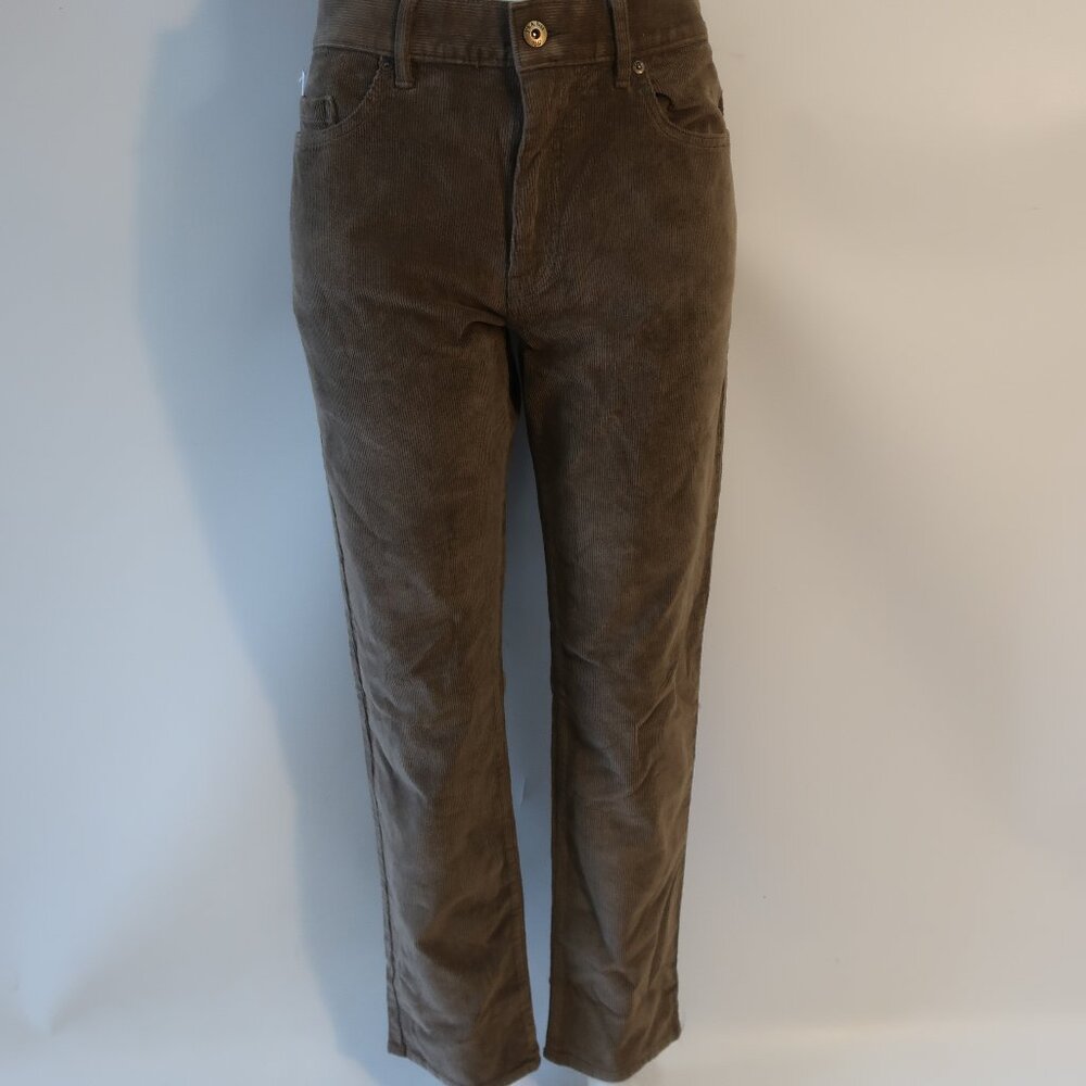 NWT Mens Joseph A. Bank Brown Corduroy Pants  Size 32 x 33